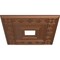 Ekena Millwork Eris Ceiling Medallion (Canopies up to 9 7/8"), 18"W x 18"H x 3 1/2"ID x 1 1/8"P, Polished Copper CM18ERPOS - alternate 4